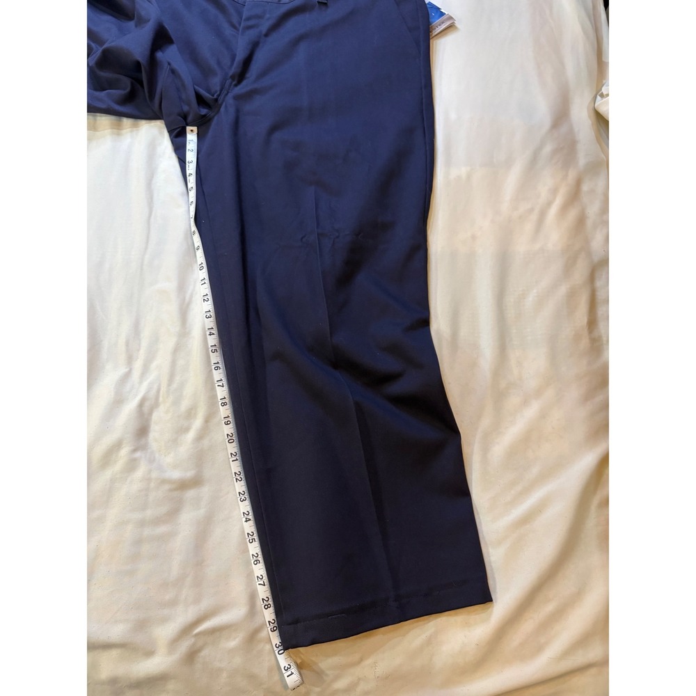BIG BILL FR Flame Resistant Work Pants Men's 48 x 32 (30") Navy Blue‎ NWT - Picture 7 of 9
